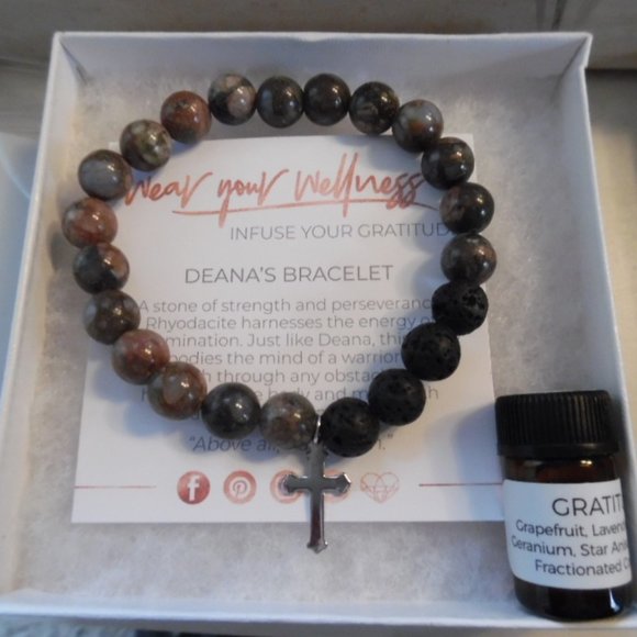 drops of Gratitude Jewelry - Drops of Gratitude Deana's Bracelet GRATITUDE